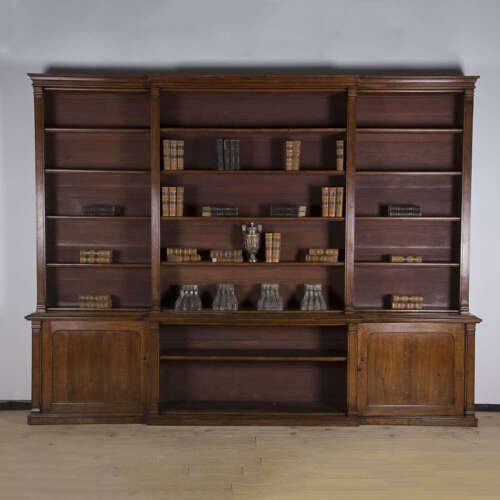 Country House Low Waisted Oak Bookcase
