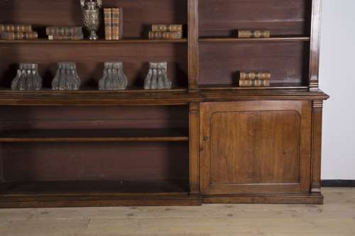 Country House Low Waisted Oak Bookcase