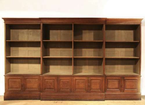 18th Century Style Breakfront Bookcase
