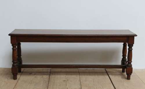 1920s Oak Bench