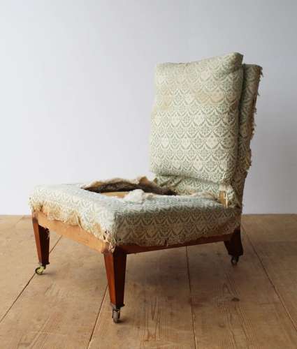 Pair of Howard and Sons Slipper Chairs