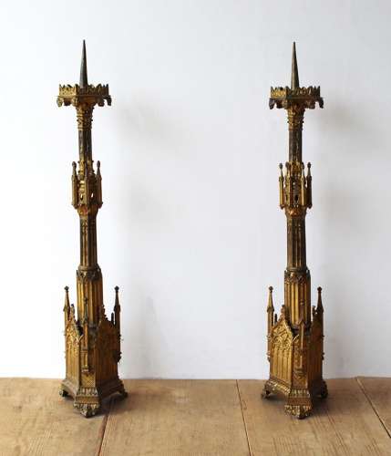Pair of 19th Century Pricket Sticks