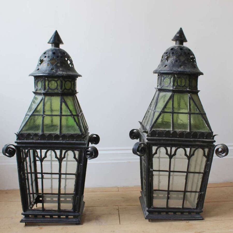 Pair of Gothic Lanterns