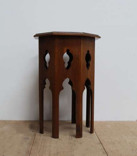 Early 20th century Gothic Lamp Table