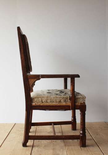 Pair of 19th Century Gothic Armchairs