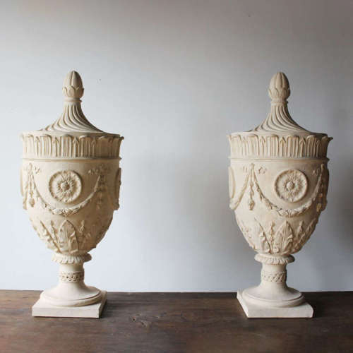 Bespoke Coade Stone Urns