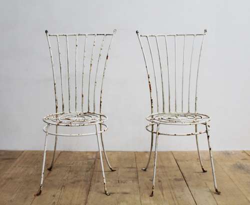 Pair of 1920s Garden Chairs