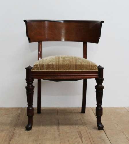 19th Century Klismos Style Desk Chair