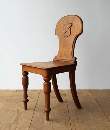 Pair of 19th Century Hall Chairs