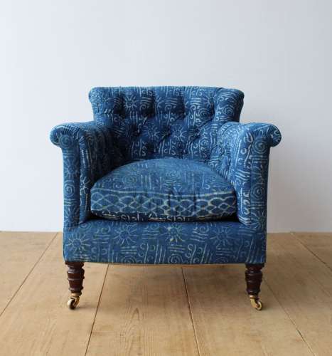 Howard and Sons Style Woodstock Armchair by Hampton and Sons