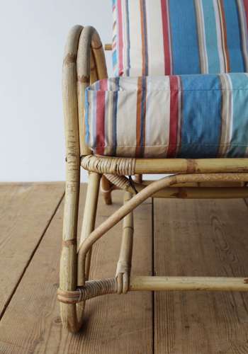 Pair of Reclining 1930s Cane Chairs