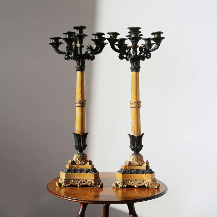 Pair of 19th Century Candelabras