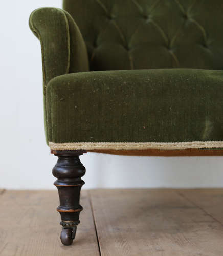 19th Century Button Back Armchair