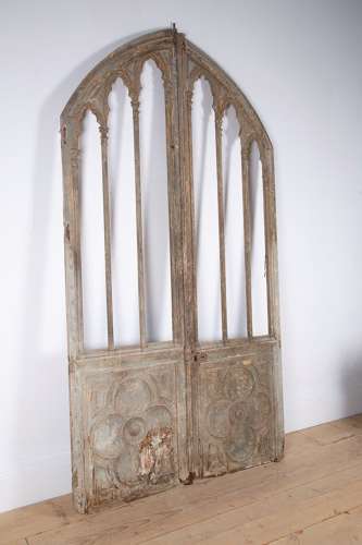 Pair Of Early 19th Century Gothic Doors