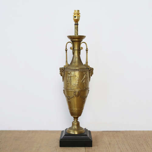 Pair of Bronze Lamps