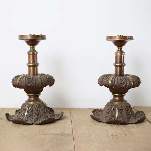 Set of Four Bronze Lights