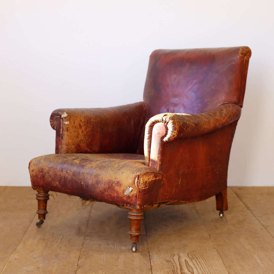 19th Century Library Armchair