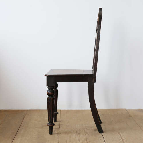 Pair of Gothic Hall Chairs