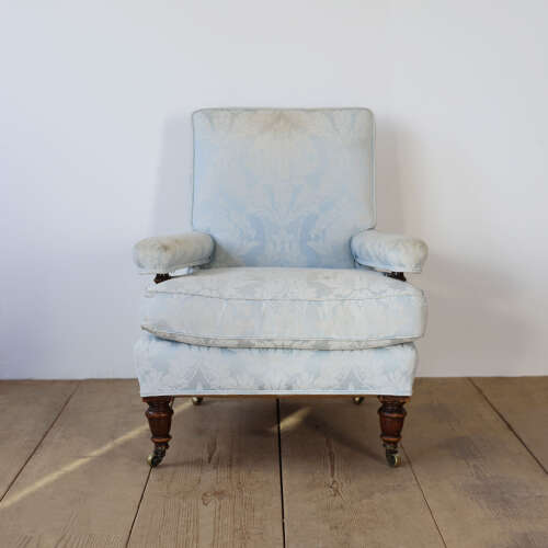 Pair of 19th Century Howard and Style  Armchairs