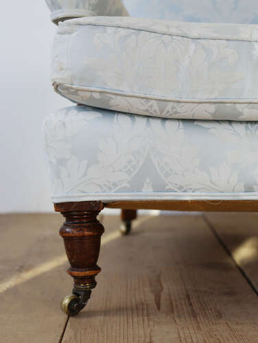 Pair of 19th Century Howard and Style  Armchairs