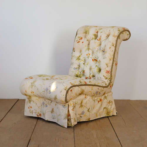 19th Century Slipper Chair