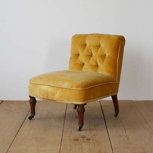 19th Century Slipper Chair