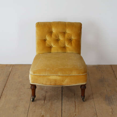 19th Century Slipper Chair