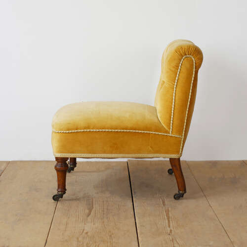 19th Century Slipper Chair