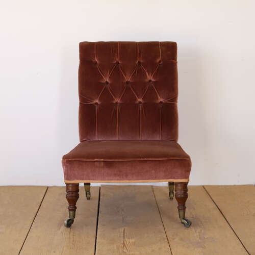 19th Century Slipper Chair