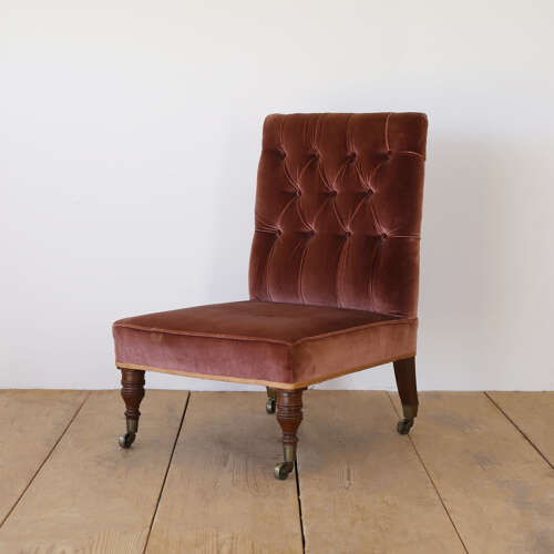 19th Century Slipper Chair