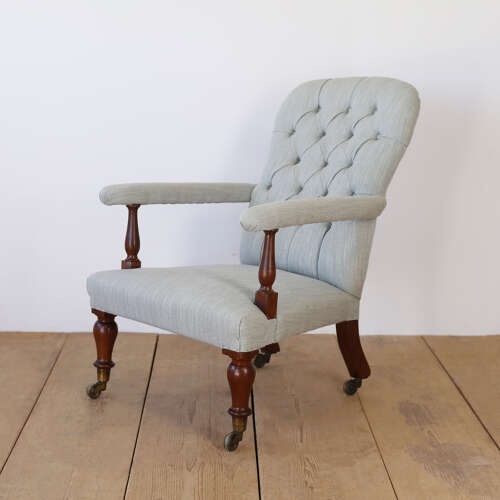 19th Century Button Back Armchair