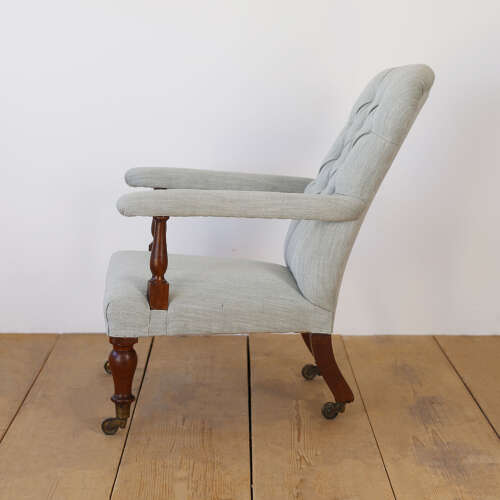 19th Century Button Back Armchair