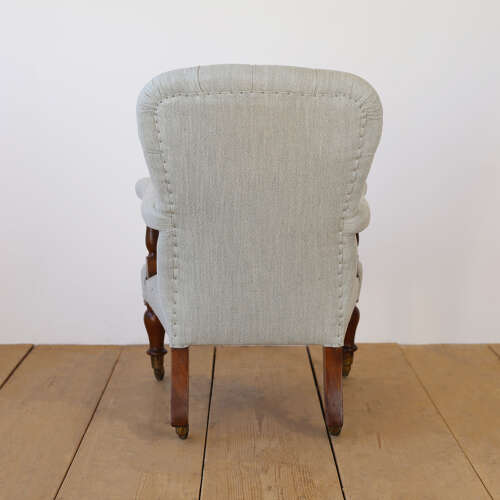 19th Century Button Back Armchair