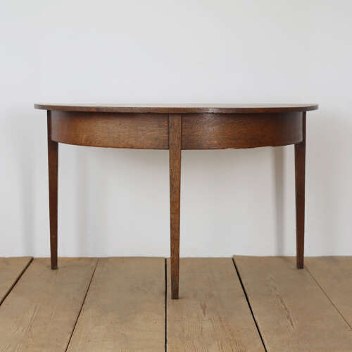 Pair of 19th Century Demi Lune Tables