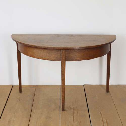 Pair of 19th Century Demi Lune Tables