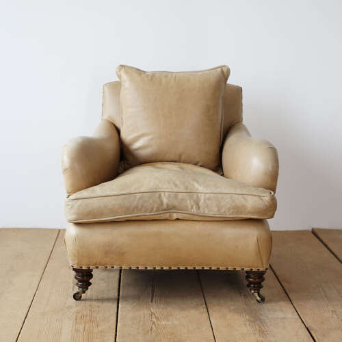 Pair of 19th Century Howard Style Armchairs