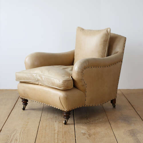Pair of 19th Century Howard Style Armchairs