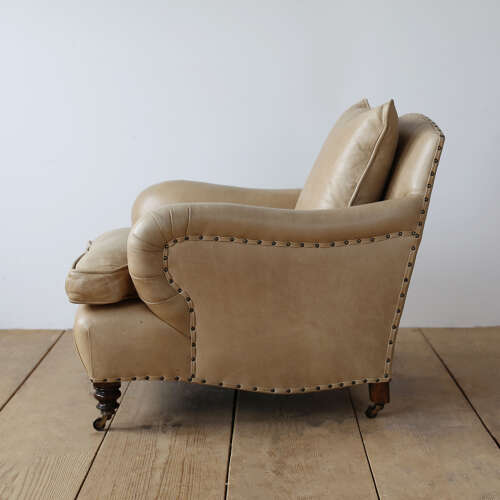 Pair of 19th Century Howard Style Armchairs