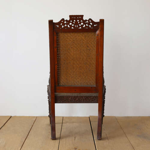 19th Century Anglo Indian Slipper Chair