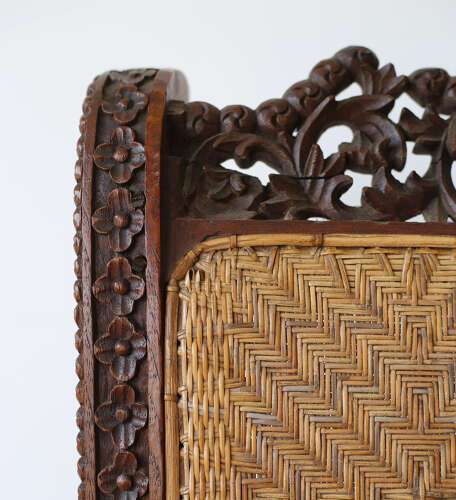 19th Century Anglo Indian Slipper Chair