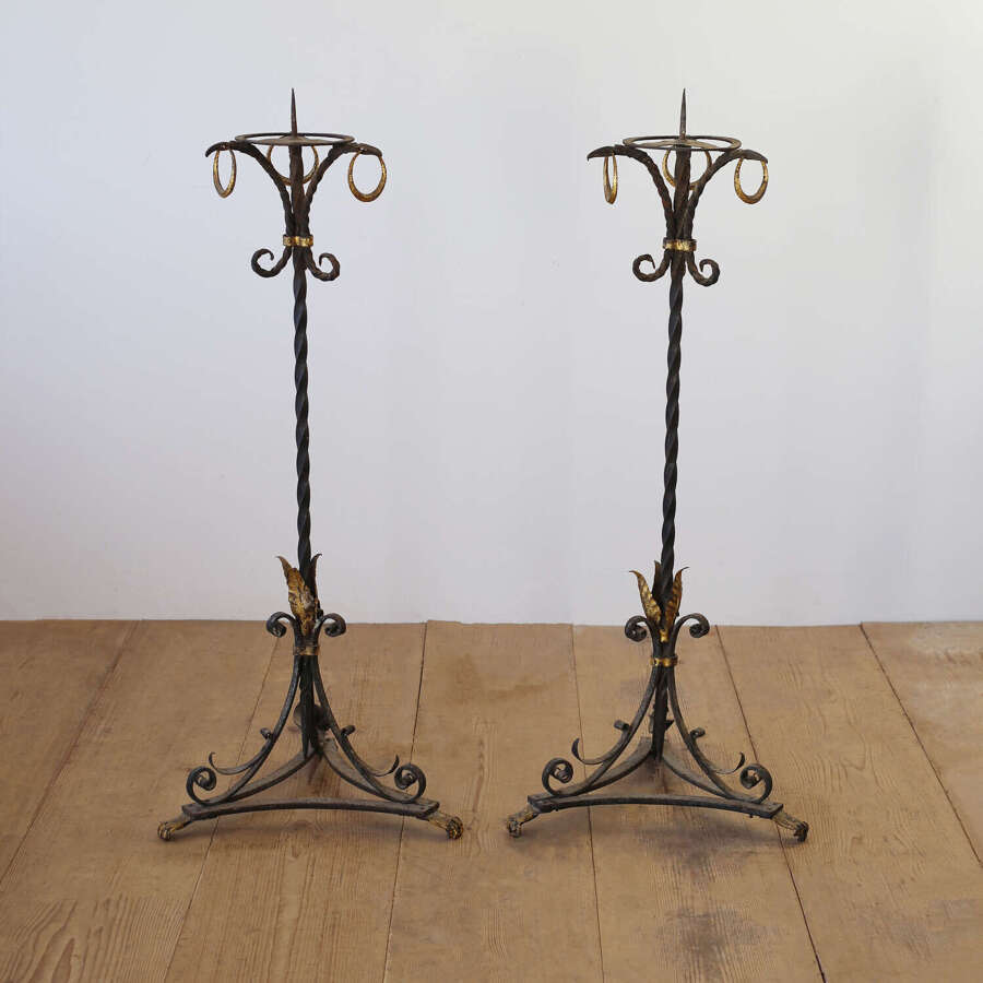 Pair of 19th Century Pricket Sticks