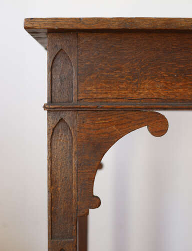 19th Century  Reformed Gothic Table