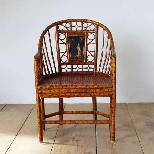 Pair of 20th Century Bamboo Chairs