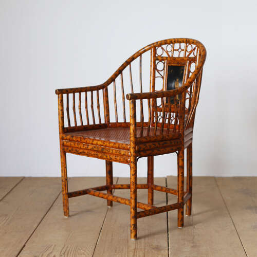Pair of 20th Century Bamboo Chairs