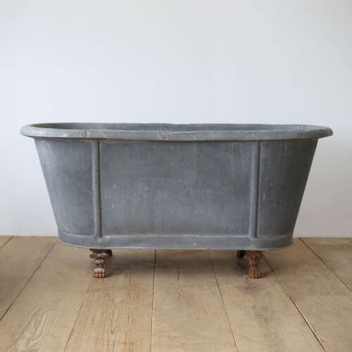 19th Century Zinc Bath