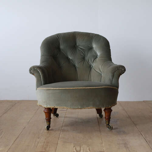 English 19th Century Tub Chair