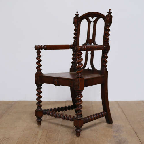 19th Century Gothic Armchair