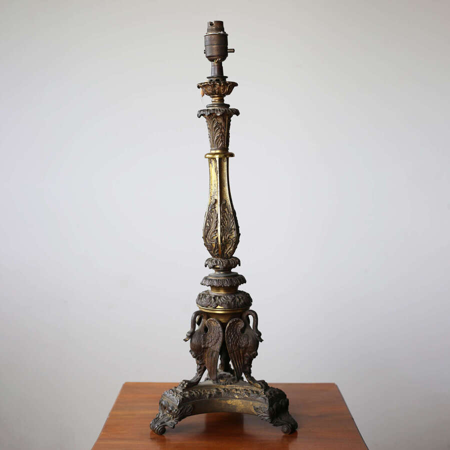 20th Century Oil Lamp Base