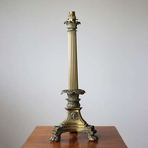 19th Century Column Lamp