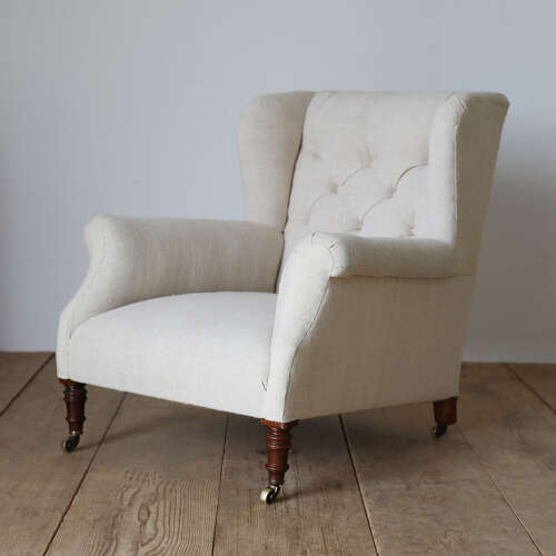 19th Century Button Back Armchair